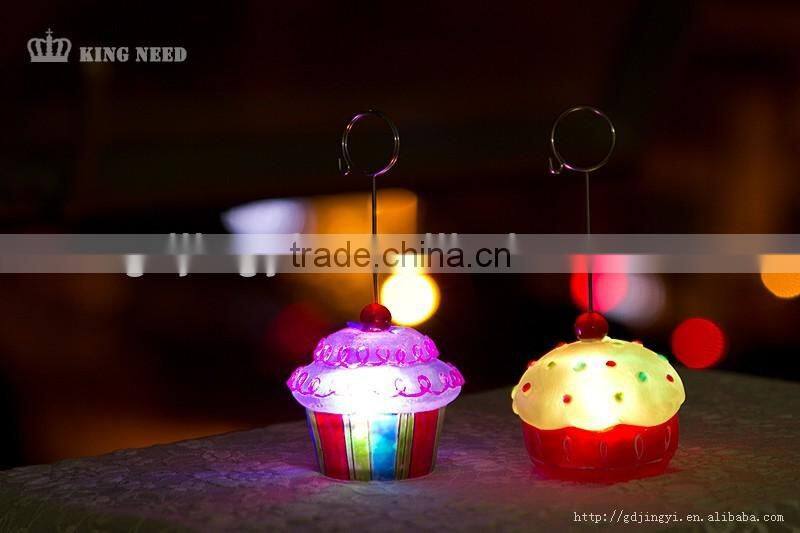 2014 cute cake shaped name card holder