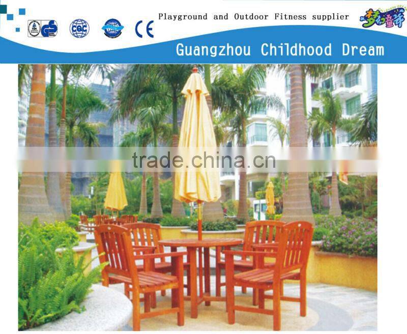 (HD-19605)Restaurant bench seat with folding umbrella