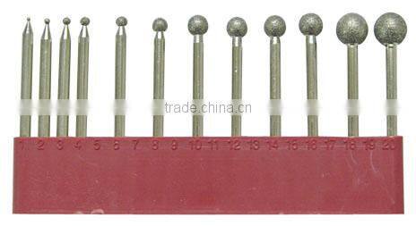 Electroplated diamond mounted points/Jewelry tools in china