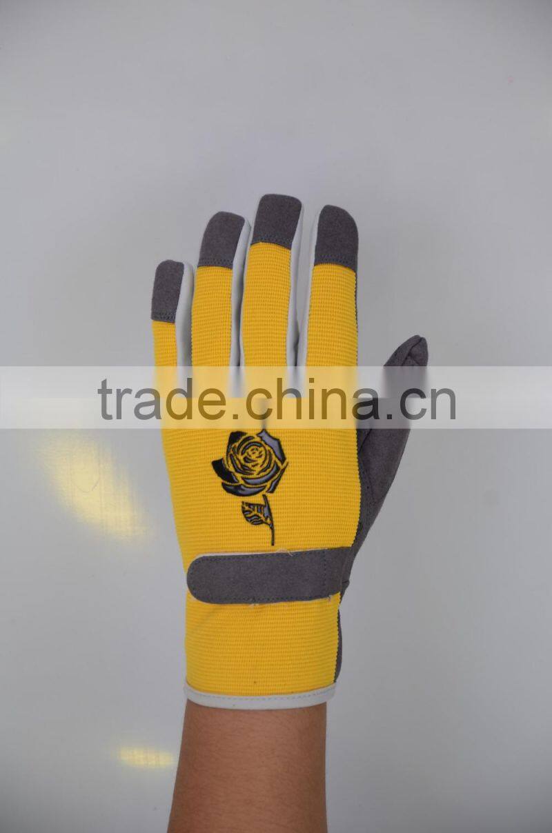 Garden working gloves microfiber glove