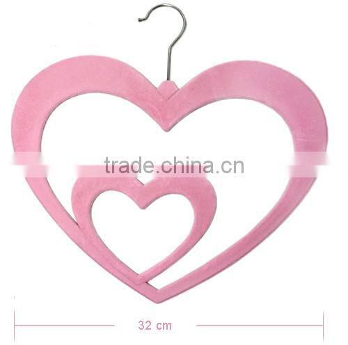 flip-flop round heart short hangers