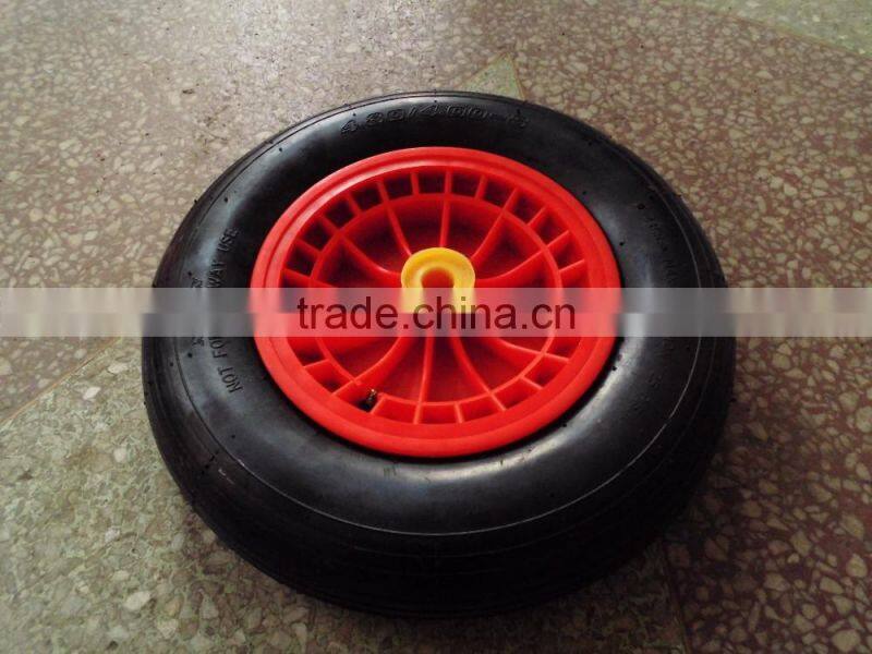 3.50-8 and 4.00-8 air wheel rubber wheel