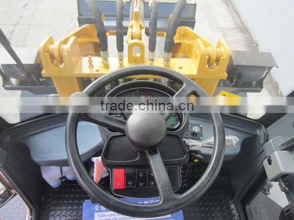 EPA3 EPA4 Engine ZL16F HZM916 1.6ton wheel loader with Skip Steer Loader Quick Hitch