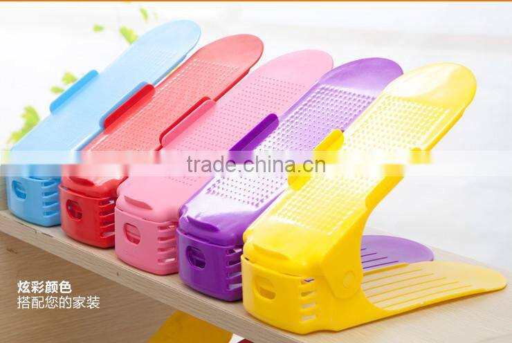 Wholesale Plastic Adjustable Shoe Display Stand Racks