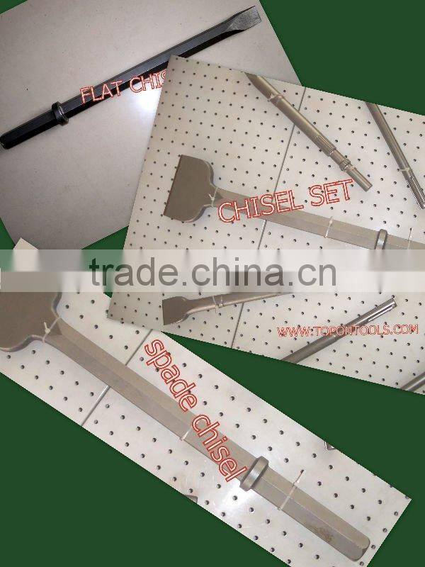 4pce SDS-plus shank chisel set