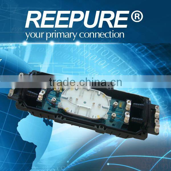 Fibre optic Splice Closure with 2 inlets/outlets
