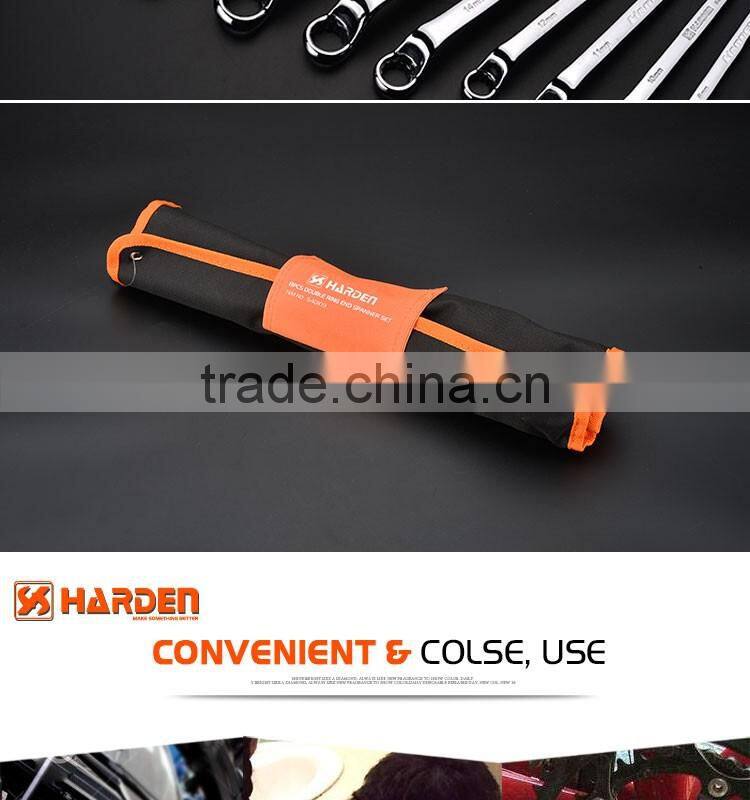 8pcs ring spanner handle tools high quanlity Harden spanner wrench