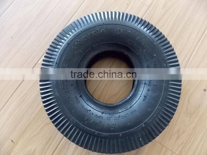 10inch Japan Market hot sale Rubber tyre 4.10/3.50-4