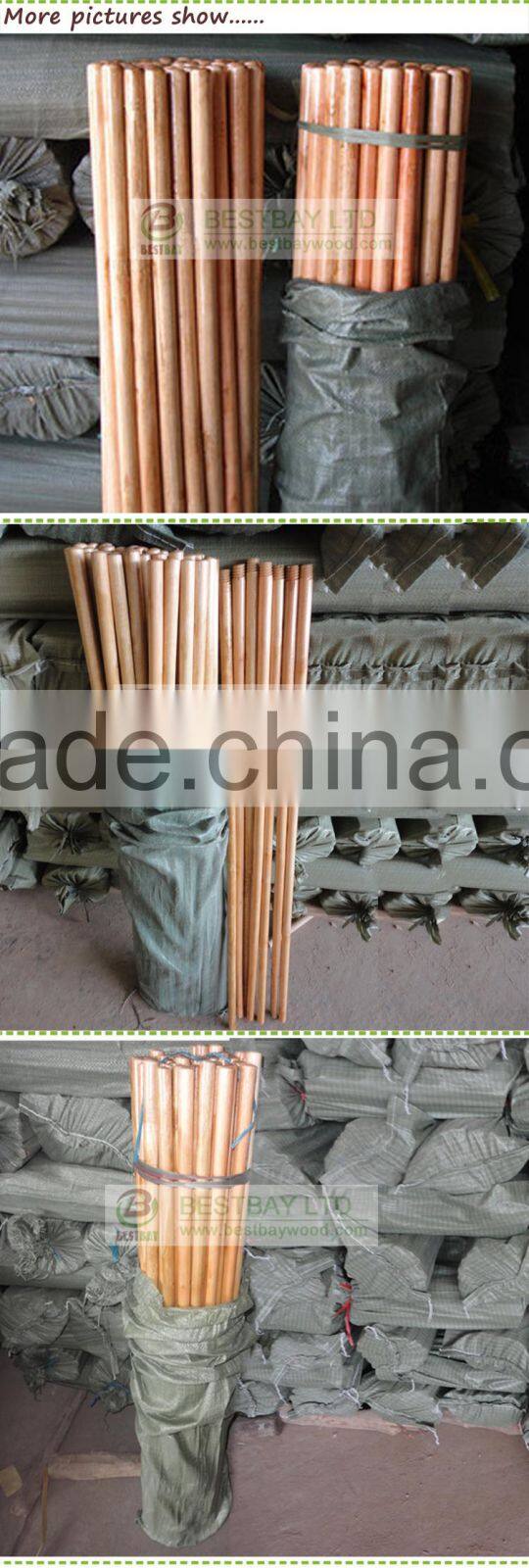 Painted wood mop handle,long handle cleaning brush