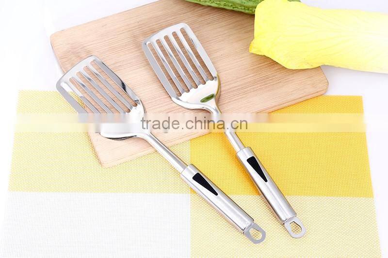 cooking tools stainless steel flexible turner long handle