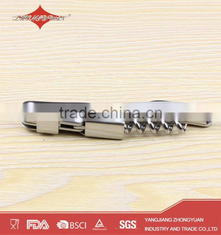 stainless steel corkscrew wine opener for promotion gift