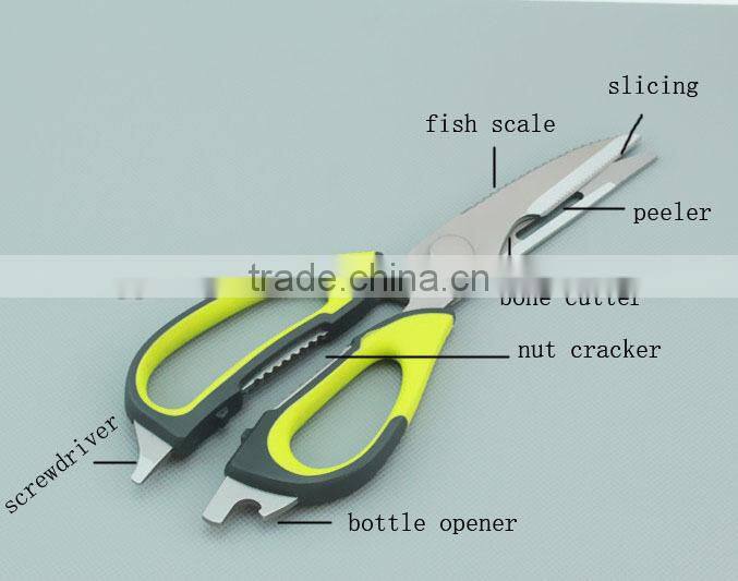 Stainless Steel Multifunction Kitchen Detachable Scissors