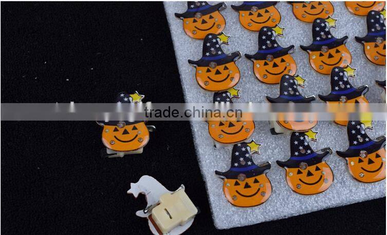 Halloween badge LED flicker badge pumpkin ghost badge