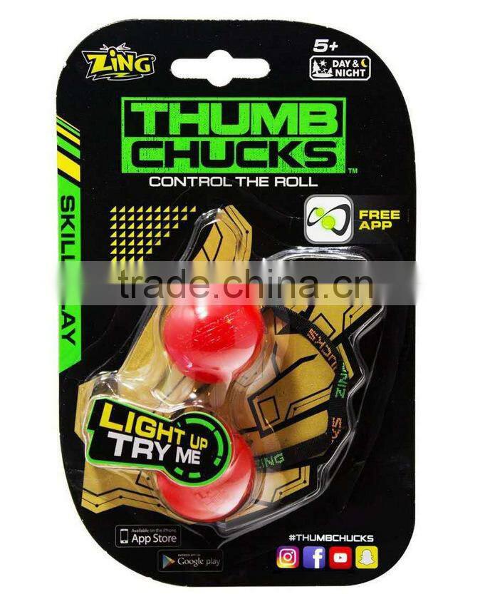 New Fidget Toys Begleri Thumb Chucks Finger Yoyo Anti Stress Toy yoyo Ball Glow In The Dark