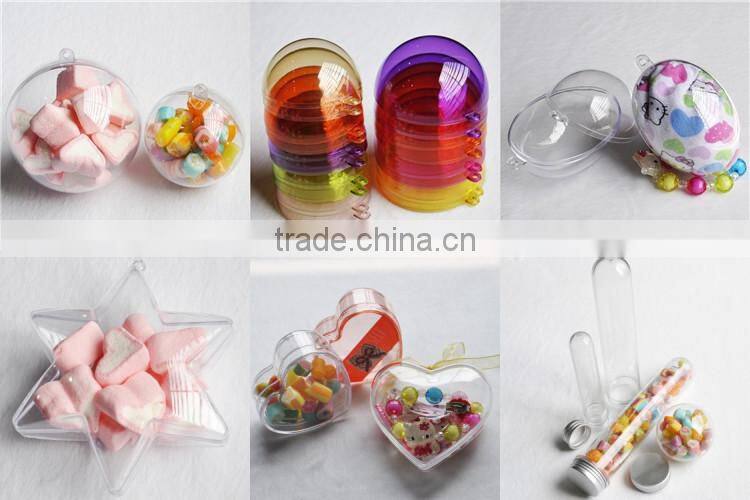Packing the Candy Clear Plastic Ball Container