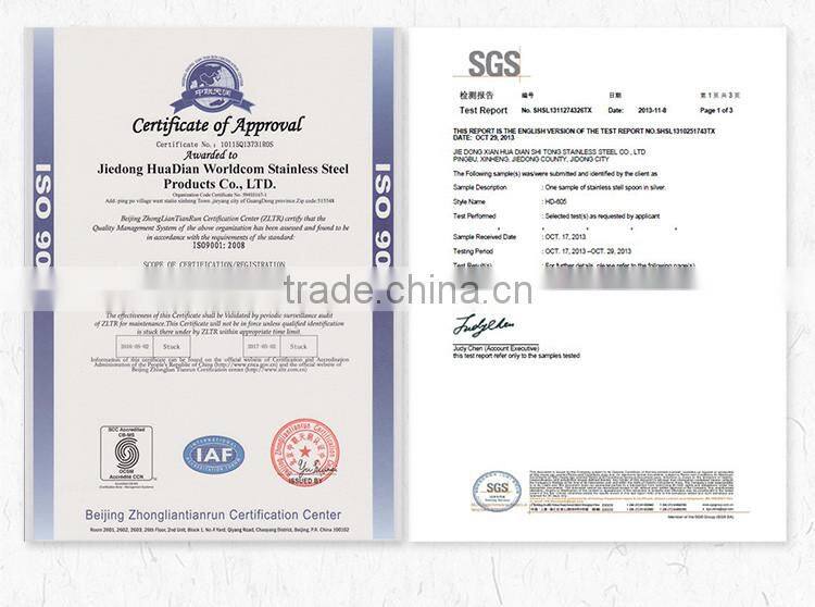 good quality sample free flatware wholesale for supermarket