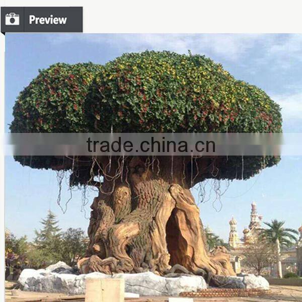 Natural look artificial banyan tree outdoor 20 meter high banyan ficus tree