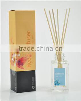 Home Decoration Prefume & Fragrance Reed Diffuser with Aluminum Collar