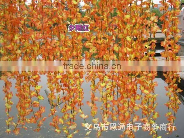 Artificial hanging flowers, plastic hanging flower vines