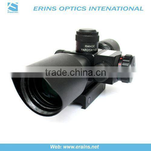 High quality of PRO hunting compact 2.5-10x40 riflescope Red laser sight for pistol and spotting scope of Laser Aim Rifle Scope
