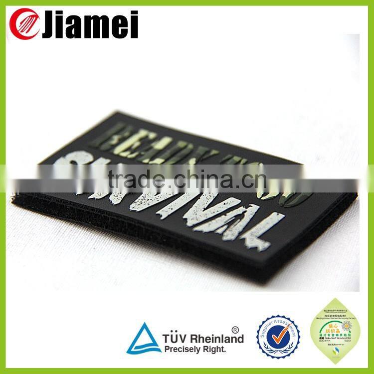 New Style fashion logo jeans pant and shirt embroidery leather patch