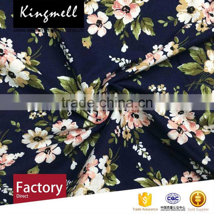 Custom yellow lemon digital printed cotton linen textile fabric for dresses