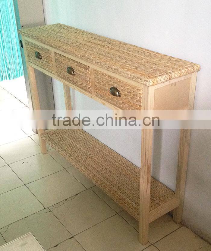 Antique Cheap Wooden Storage Cabinet with 6 Basket Drawers