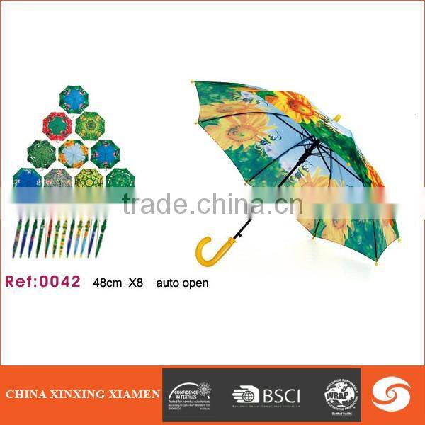 2017 New Style Cheap Transfer outdoor Kids Umbrella