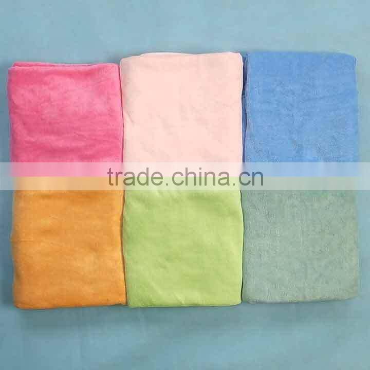 2014 cheap100% polyester Microfiber Bath Towel hotel towel stock,140805b