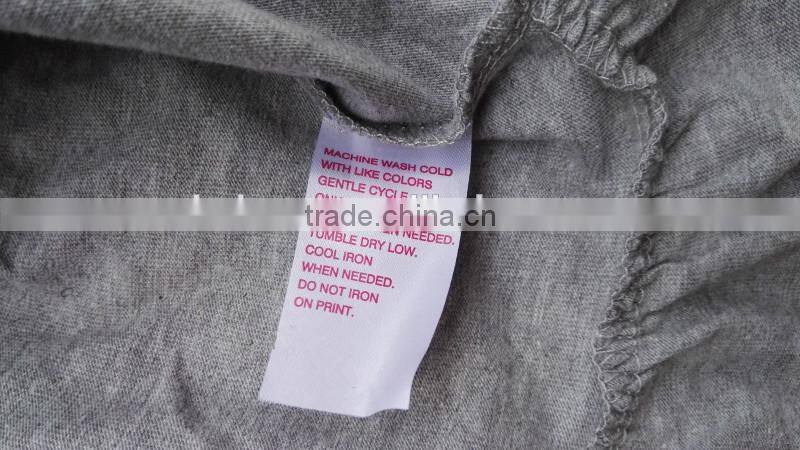 Garment stocks girl's fashion new desgin t-shirt