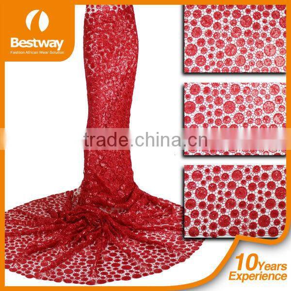 2015 New Fashion Nigerian French Lace Styles with Wholse Price Fabric from Bestway FL0057