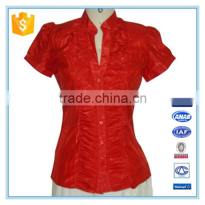 Latest Design Girls Tube Top Fashion Garment Ledis Top