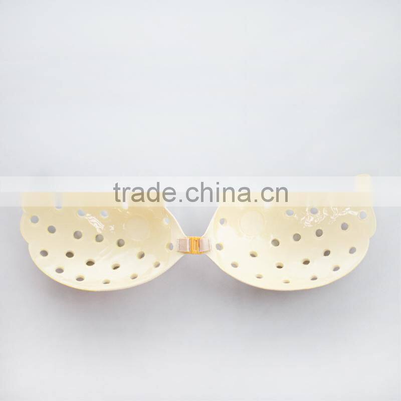 breathable special shape front closure backless stylish sexy bra
