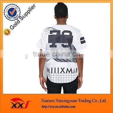 New Design hawaiian Custom Short Sleeve Baseball shirt for men