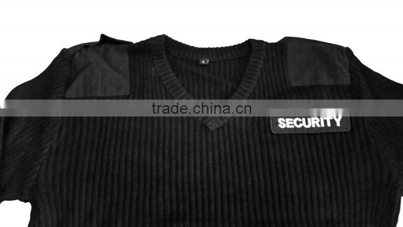 China professional sweater manufacturer wholesale cheap military uniform police style security style custom uniform