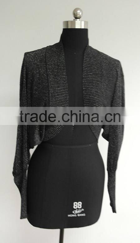 Fashion ladies long sleeve waistcoat/poncho sweater