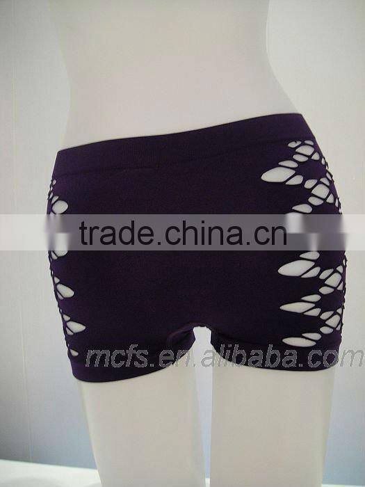 Straps hollow out elastic camisole sexy seamless women's underwear women