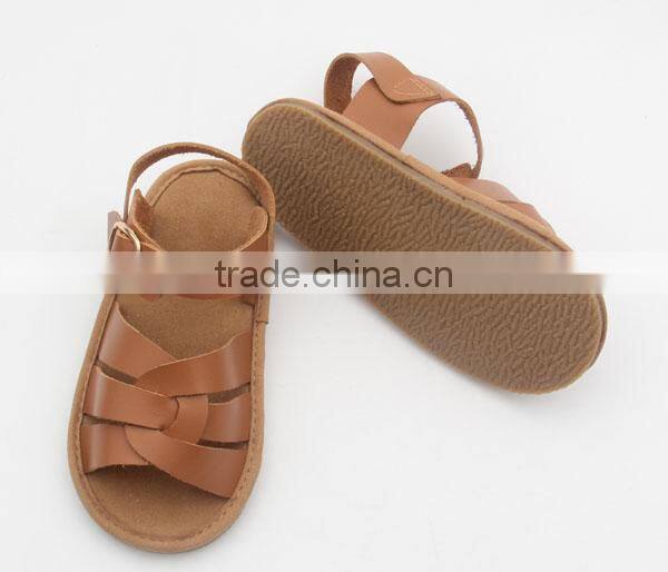 2017 Handmade lovely rubber soles shoes wholesale kids sandals china