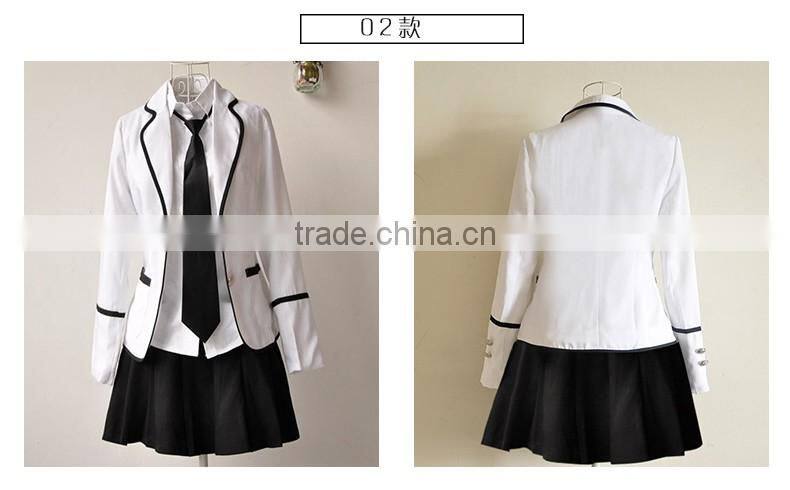 Juqian Wholesale Factory Price Blazer Suits Design School Uniform/Customized western style blazer nice high school uniform