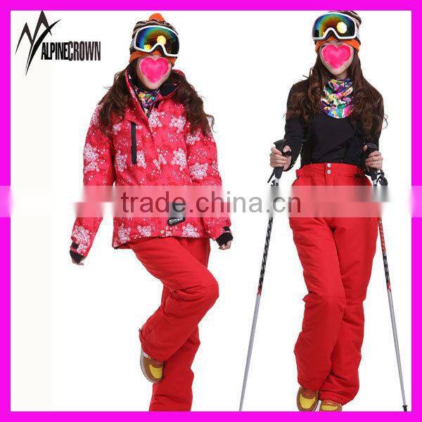 2017 Popular Newest Outdoor Winter ladies ski clothes,ski jackets ladies,ladies ski clothing