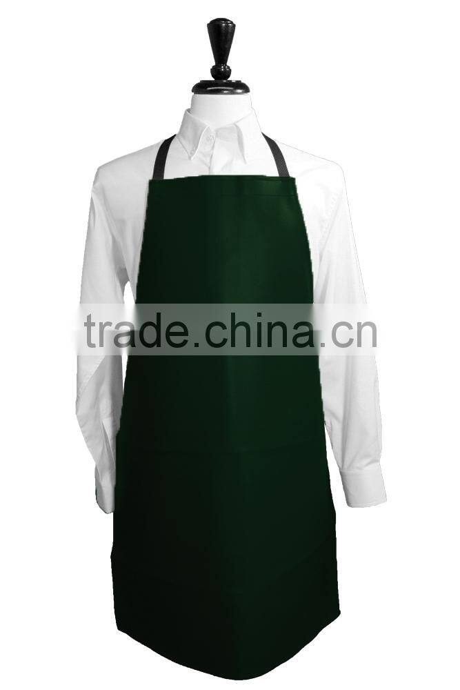 Wholesale Solid color cotton cheap Vinyl apron