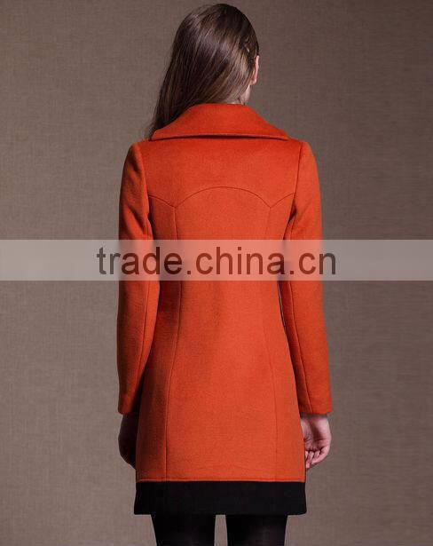 Autumn/ Winter women long coat turkey / women's Coat keep warm
