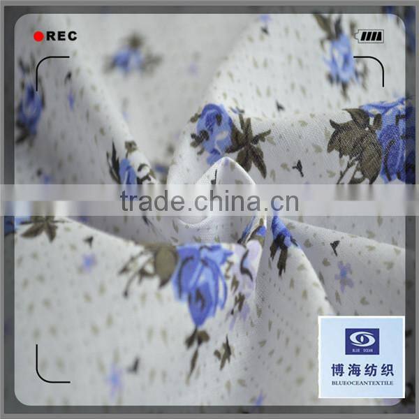 Dyed cotton poplin fabric