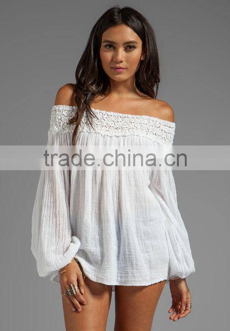 off the shoulder tunic