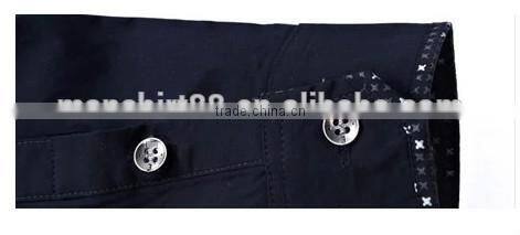 2016 New style multi colored slim fit casual shirt for men