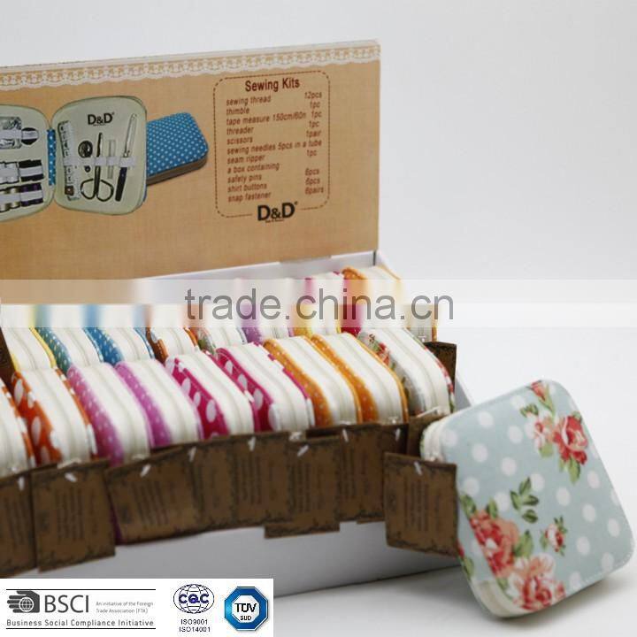 D&D Sewing Zipper Pouch Sewing Kit With Promotional Gift Sewing Accessories