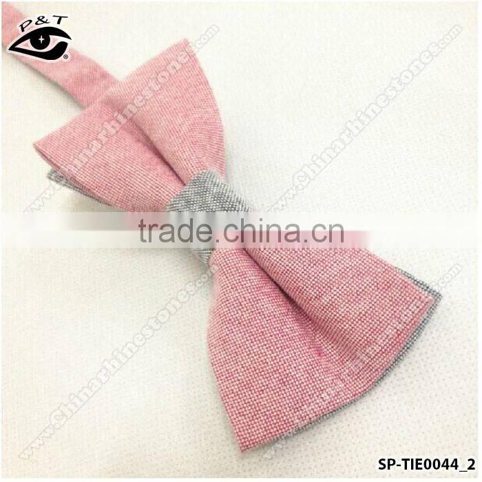 12x7CM Macaron Color Cotton Bow Tie Women assorted color bow tie