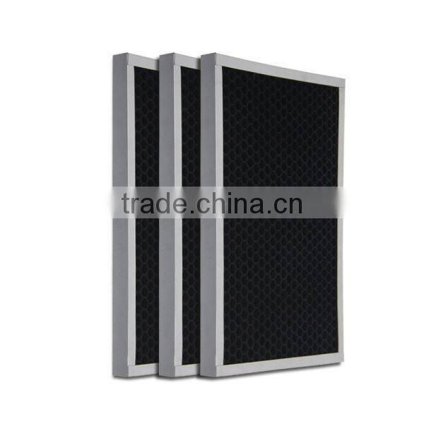 For Chemical industry; Hospital application Odor removal filtration panel g3 to g5(EN779) carbon filter