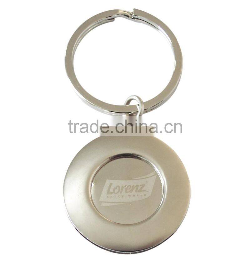 2016 Promotion Custom Metal Keychain with laser engraving logo