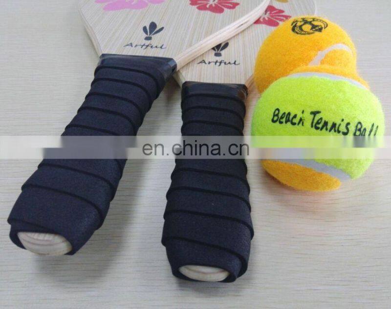 Promotion Outdoor Sports Wood Beach Paddle Beach tennis racket professional